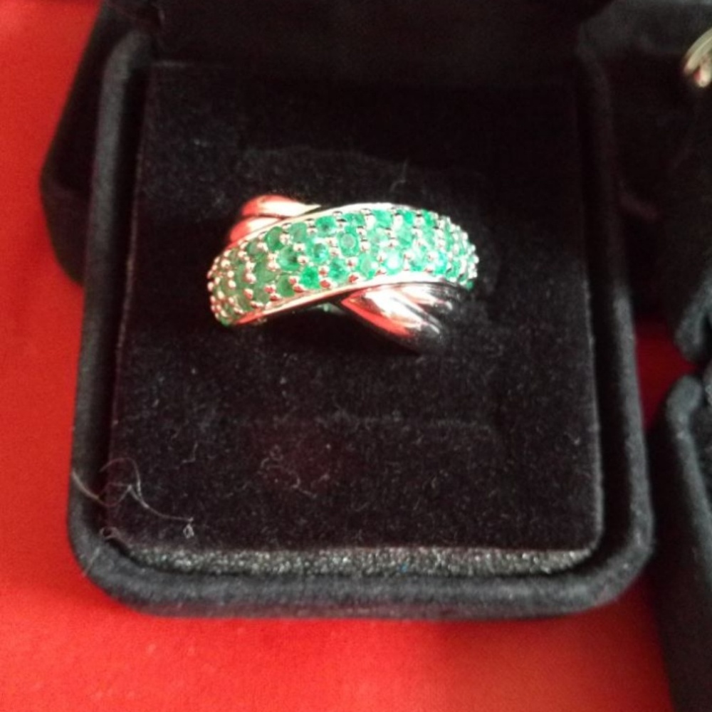 BEAUTIFUL SALE RINGS STERLING SILVER RINGS WITH RU - Picture 4 of 7